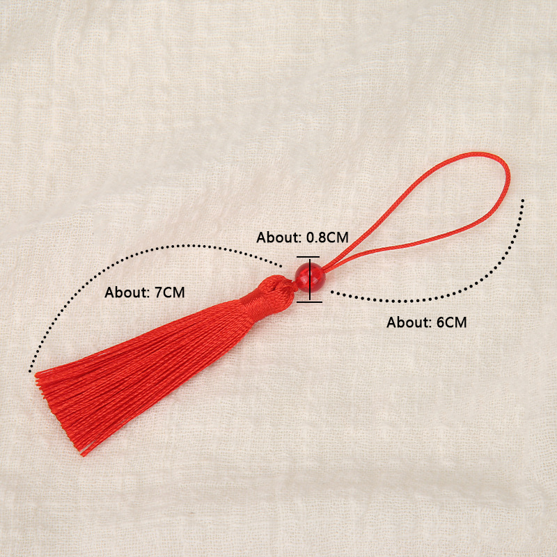 10pcs Polyester Silk Tassel Fr - Beaded Trim Fringe 评论和价格