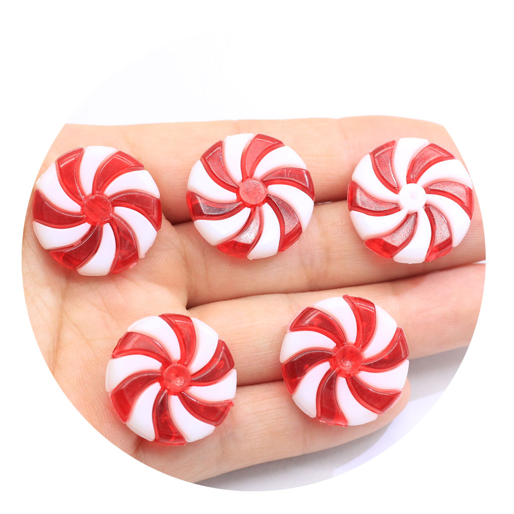 Miniaturet Red White Windmill  - Christmas Craft Embellishment 评论和价格