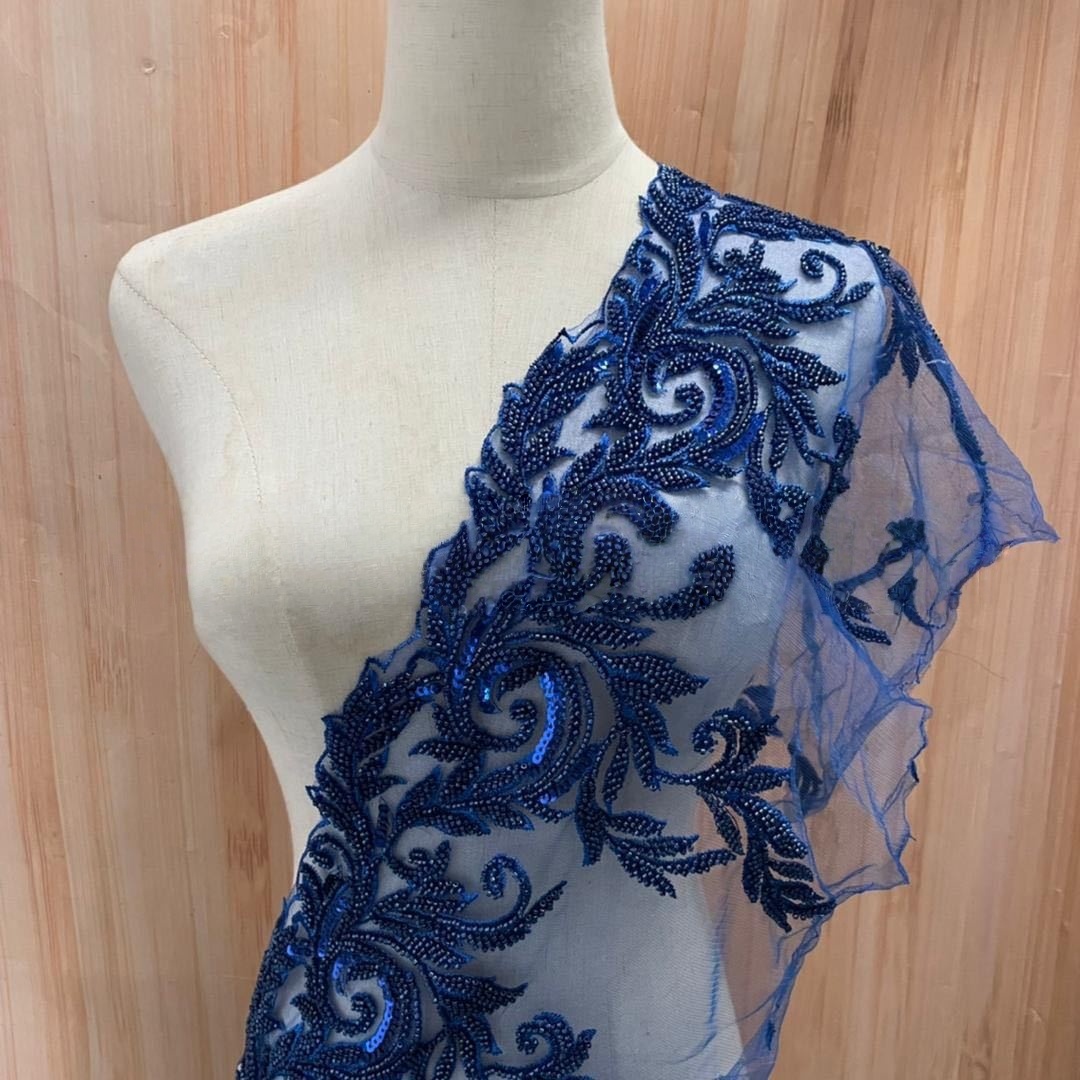 Beaded Embroidery Lace Trim wi - Beaded Trim Fringe 评论和价格
