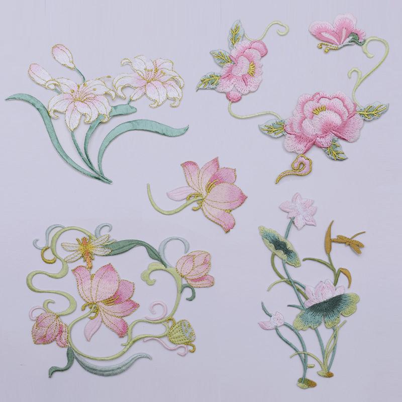 1Pcs DIY Clothes Crafts Embroi - Applique Patch Flower 评论和价格