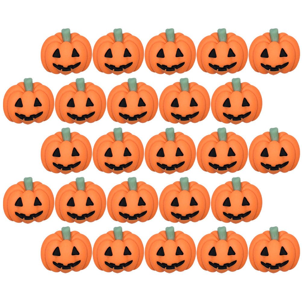 50Pcs Tiny Resin Pumpkin Charm - Embellishment Crafts 评论和价格