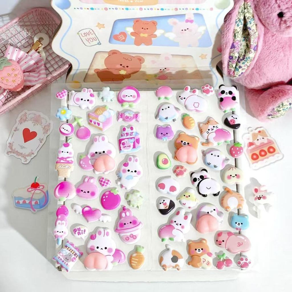 1 Sheet Puffy Bunny 3D Bubble  - Craft Embellishment World 评论和价格