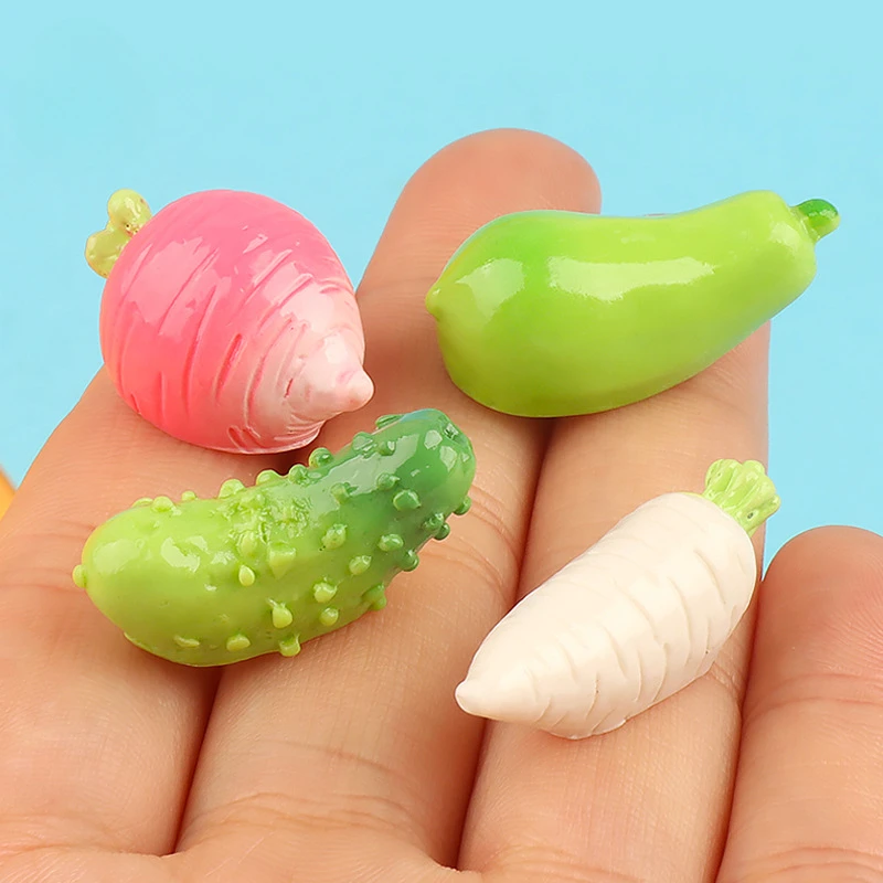 Kawaii Resin Mini Vegetable Fa - Christmas Craft Embellishment 评论和价格